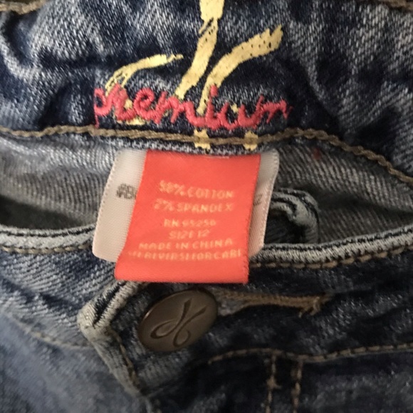 C K Premium Jeans Boot Cut Size 12 - Picture 3 of 5